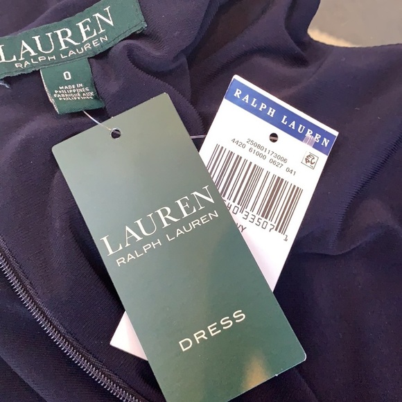 Lauren Ralph Lauren Wrap-Style Jersey Dress NWT - Picture 7 of 7